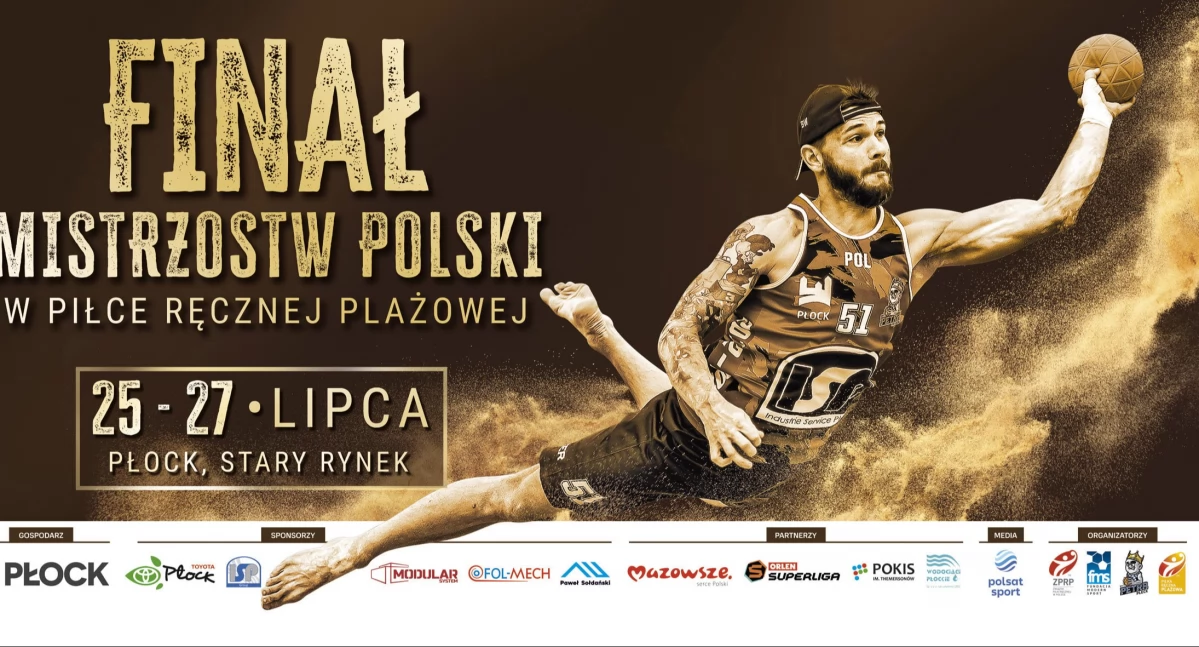 Wielka piaskownica na Starym Rynku i piłkarze ręczni plażowi