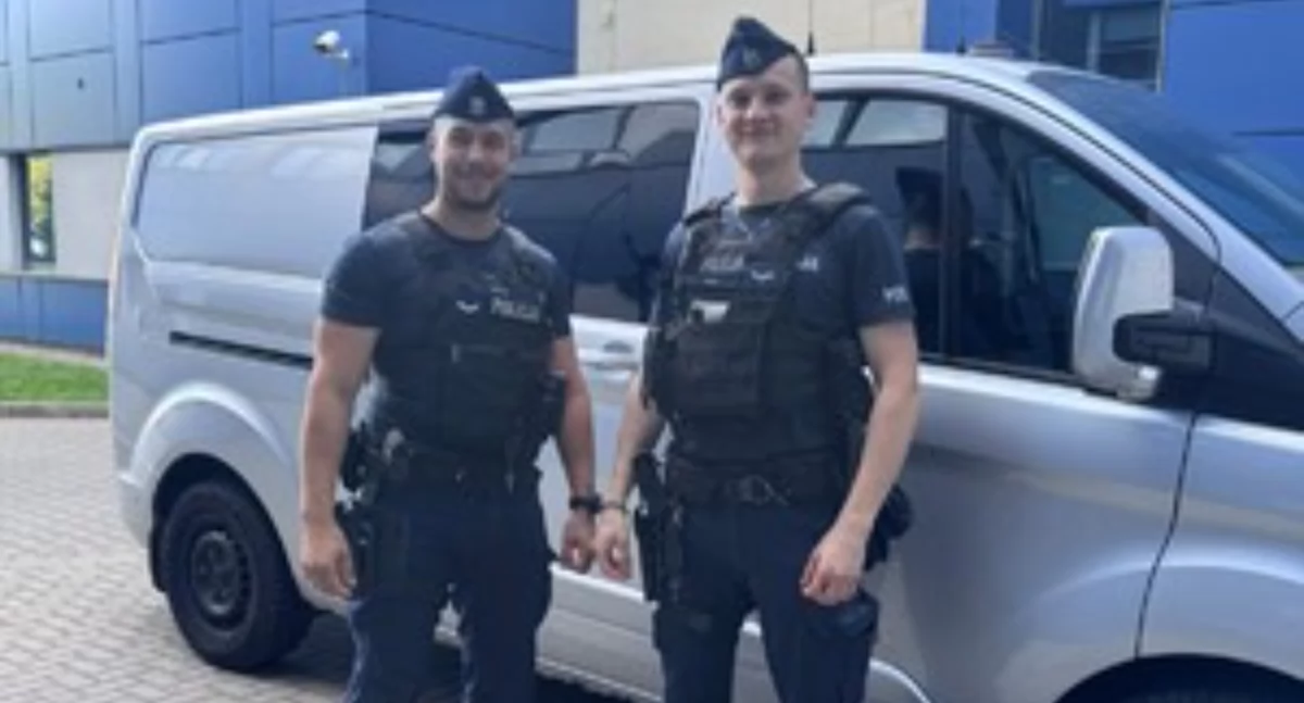 Szybka reakcja policjantów z Płocka uratowała życie 56-latkowi