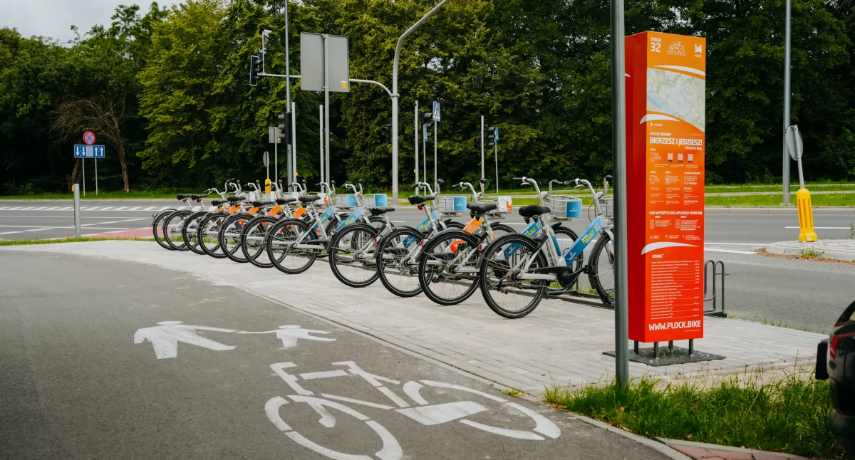 Kolejna stacja Płockiego Roweru Miejskiego