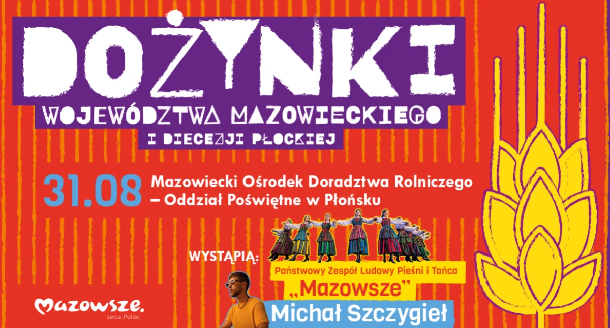 Dożynki Województwa Mazowieckiego w Płońsku
