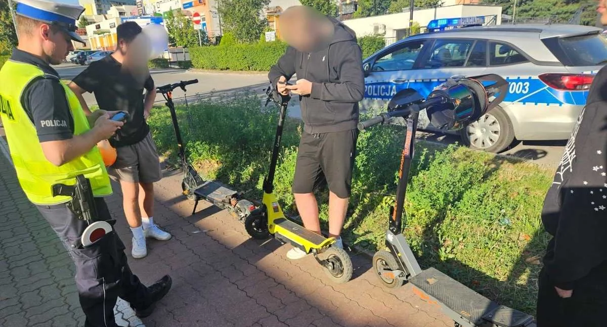 Rowery i hulajnogi na celowniku Policji. Ma być bezpieczniej także w Płocku