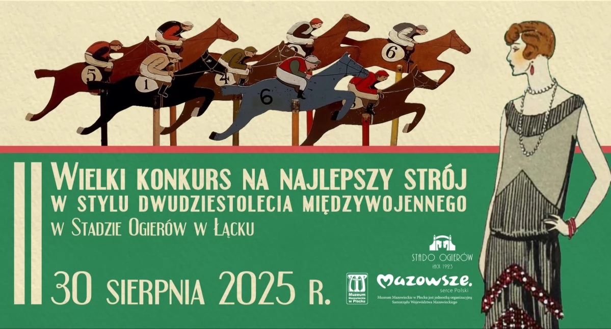 Włóż stylową sukienkę, dodaj kapelusz. Konkurs w Stadzie Ogierów w Łącku