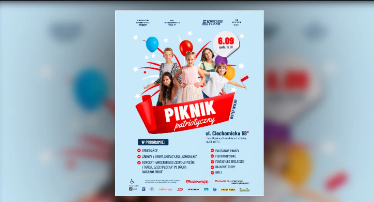 W najbliższą sobotę odbędzie się Piknik Patriotyczny w Ciechomicach. Zaprasza Książnica Płocka