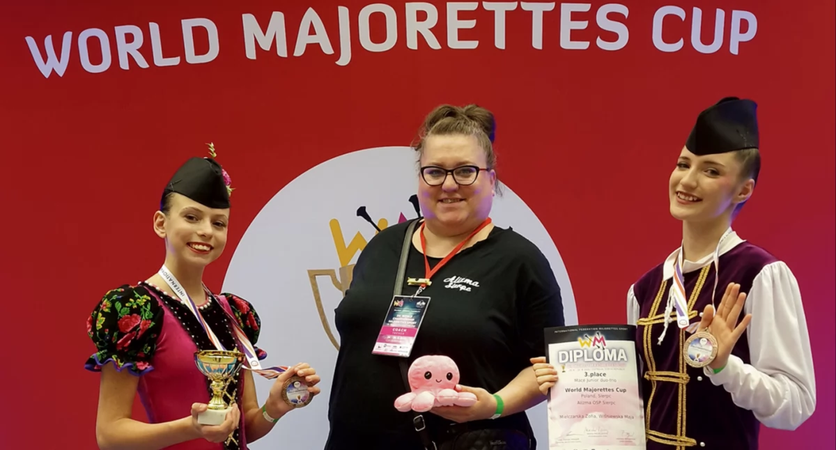 Mażoretki z Sierpca na podium  Pucharu Świata w Ostrawie