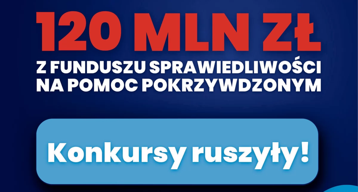 120 mln zł dla ofiar przestępstw i ich rodzin