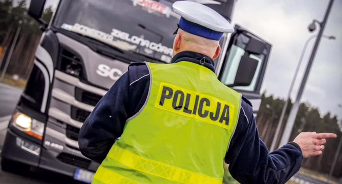 Gostynińscy policjanci przypominają. Do Legardy nie wjedziesz ciężarówką