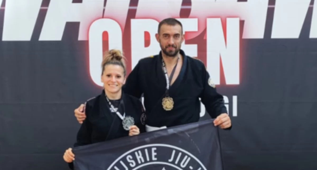 Policjant z Płocka znów najlepszy. Pasją do brazylijskiego Jiu-Jitsu zaraziła go żona