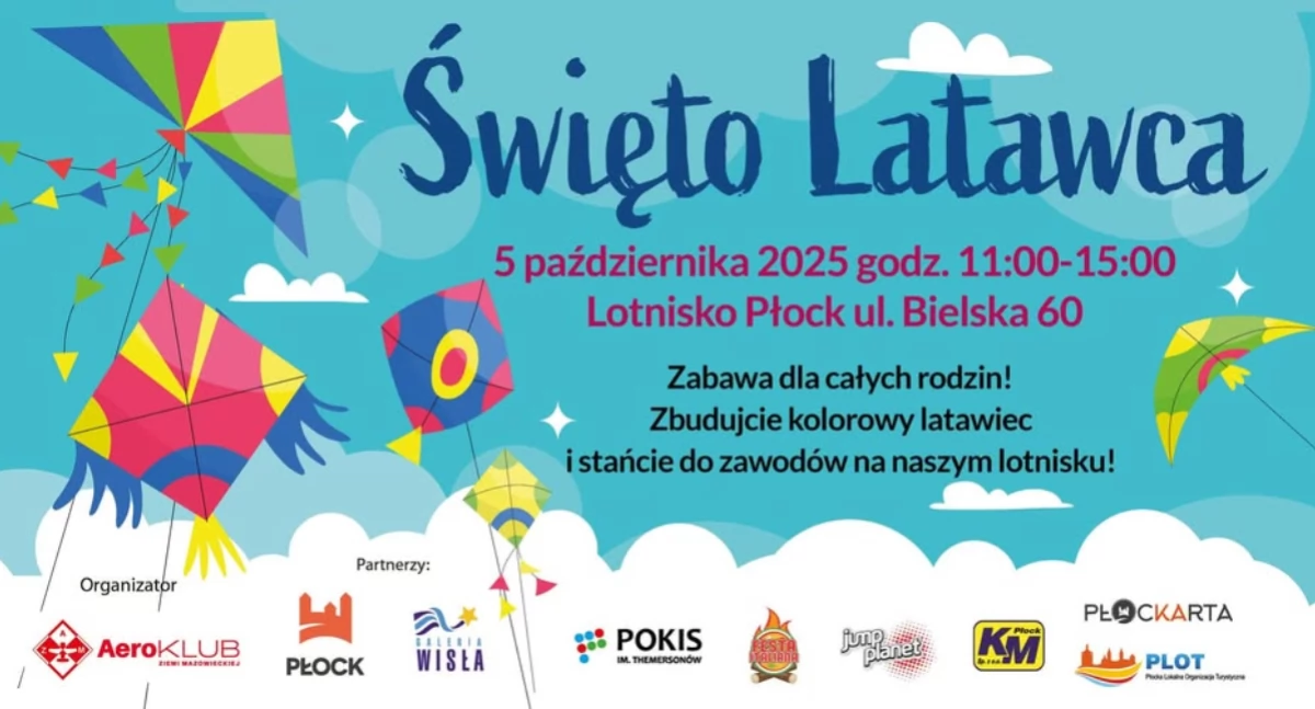 Święto latawca już w niedzielę na lotnisku w Płocku!