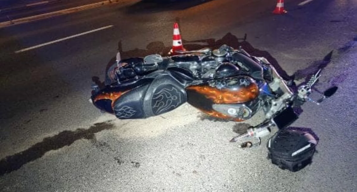 Wypadek na ul. Wyszogrodzkiej. Motocyklista w szpitalu