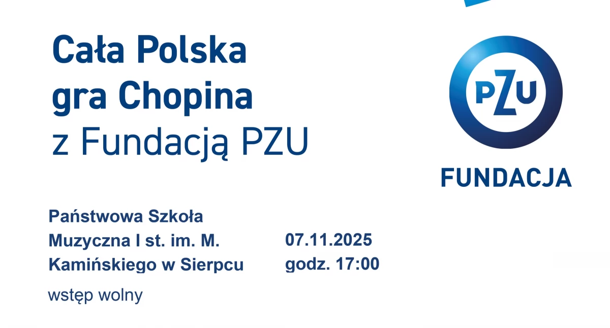 Cała Polska gra Chopina z Fundacją PZU. Tym razem koncert w Sierpcu