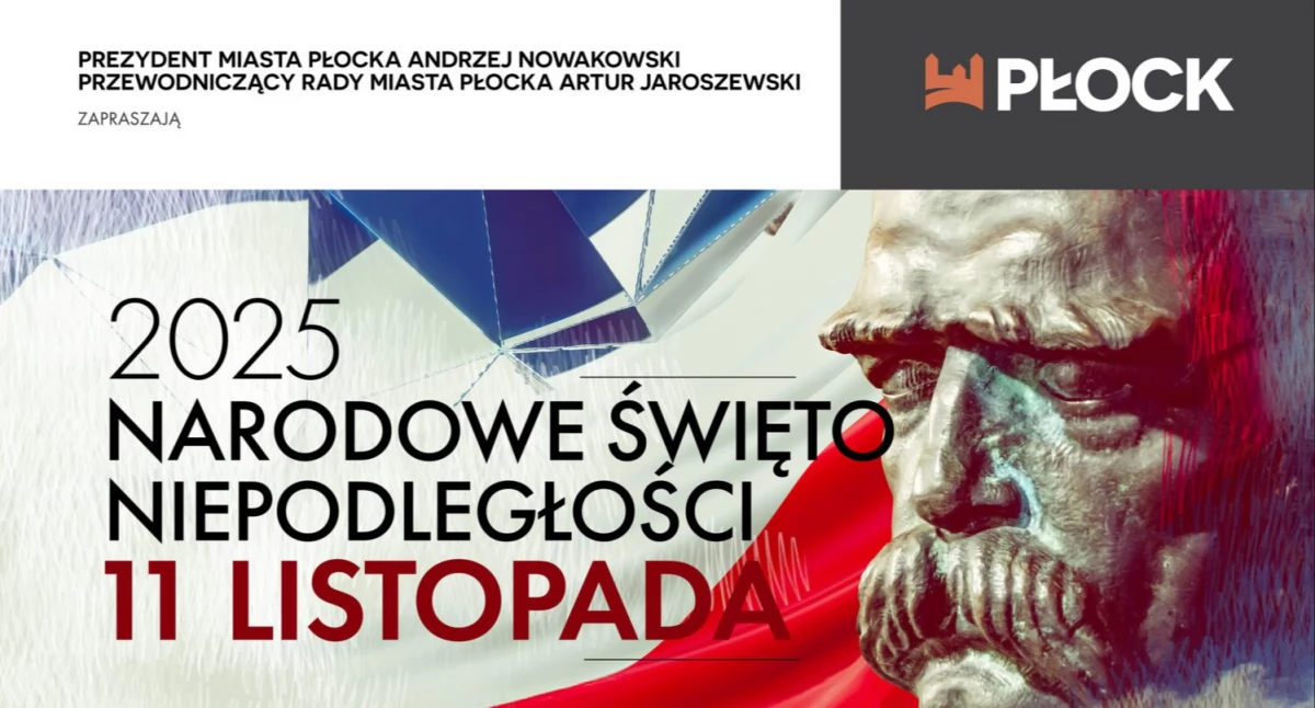 Płock świętuje 107. rocznicę odzyskania niepodległości
