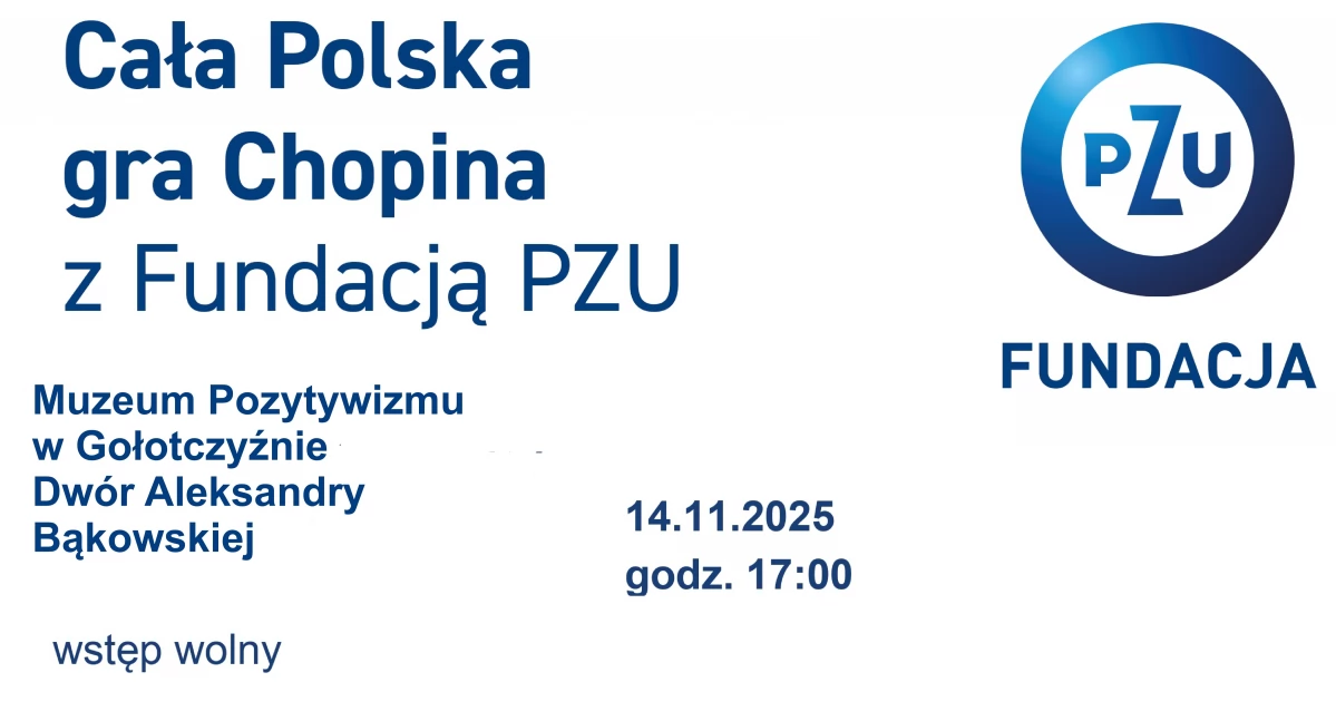 Tu posłuchamy Chopina. Fundacja PZU i Europejskie Centrum Artystyczne w Sannikach zapraszają na koncert