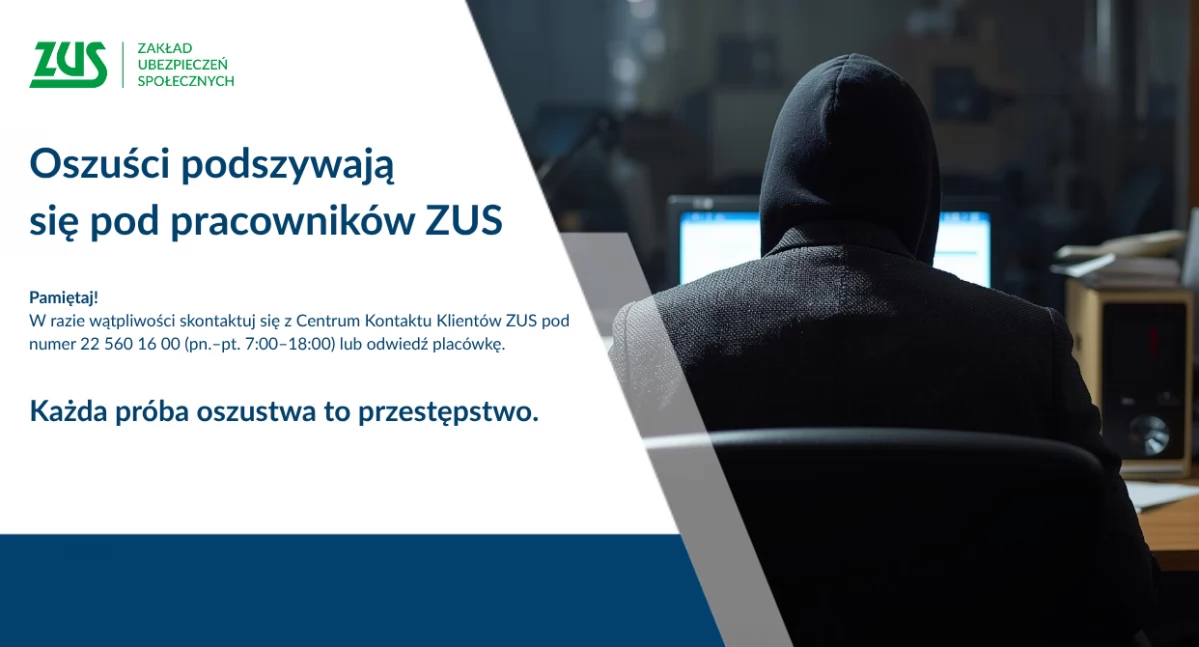 Uwaga, oszuści podszywają się pod pracowników ZUS! Nie daj się oszukać!