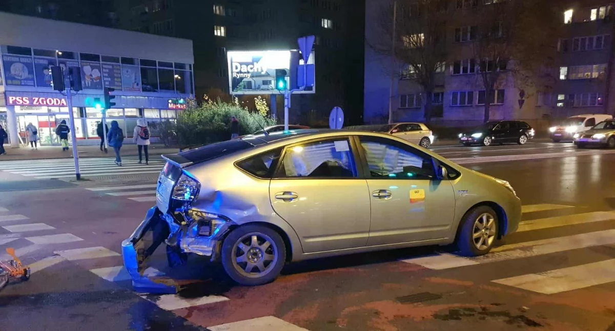 Wypadek w centrum Płocka. Utrudnienia w ruchu do godz. 20.00