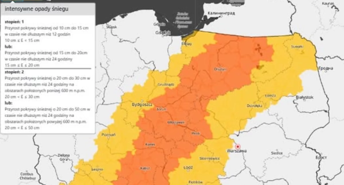 To może być trudna doba. Ostrzeżenie dla mieszkańców Płocka i powiatu