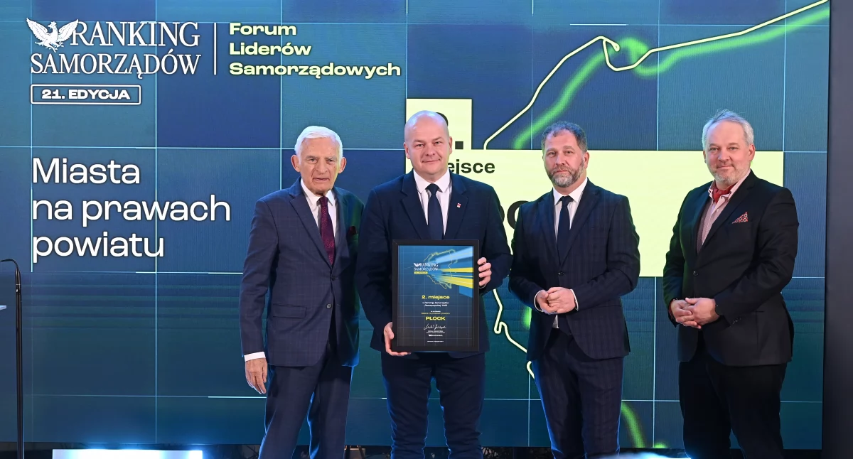Płock na drugim miejscu w tegorocznej edycji Rankingu Samorządów „Rzeczpospolitej” 