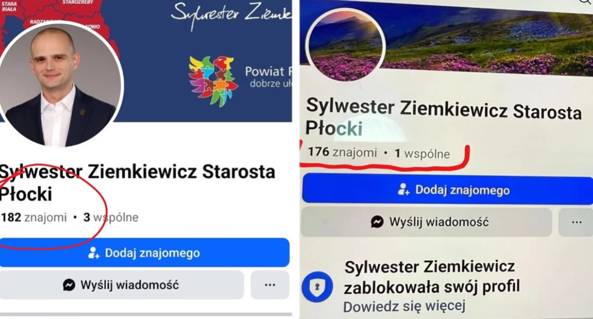 Na Facebooku pojawiły się fałszywe konta starosty Sylwestra Ziemkiewicza! To oszustwo!