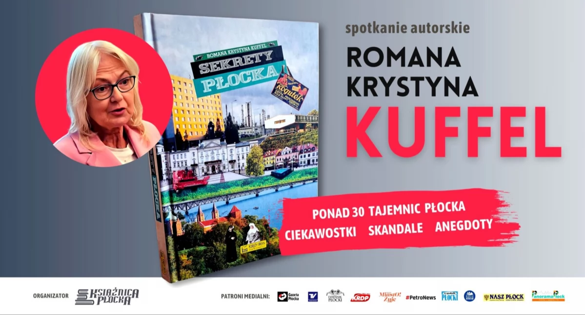 „Sekrety Płocka” zdradzi w Książnicy Romana Krystyna Kuffel