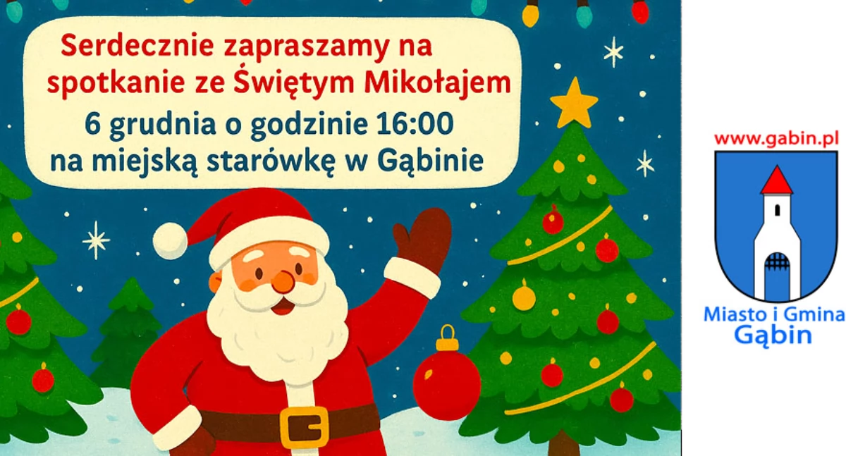 Świąteczne iluminacje w Gąbinie - zobacz jak rozbłyśnie starówka!