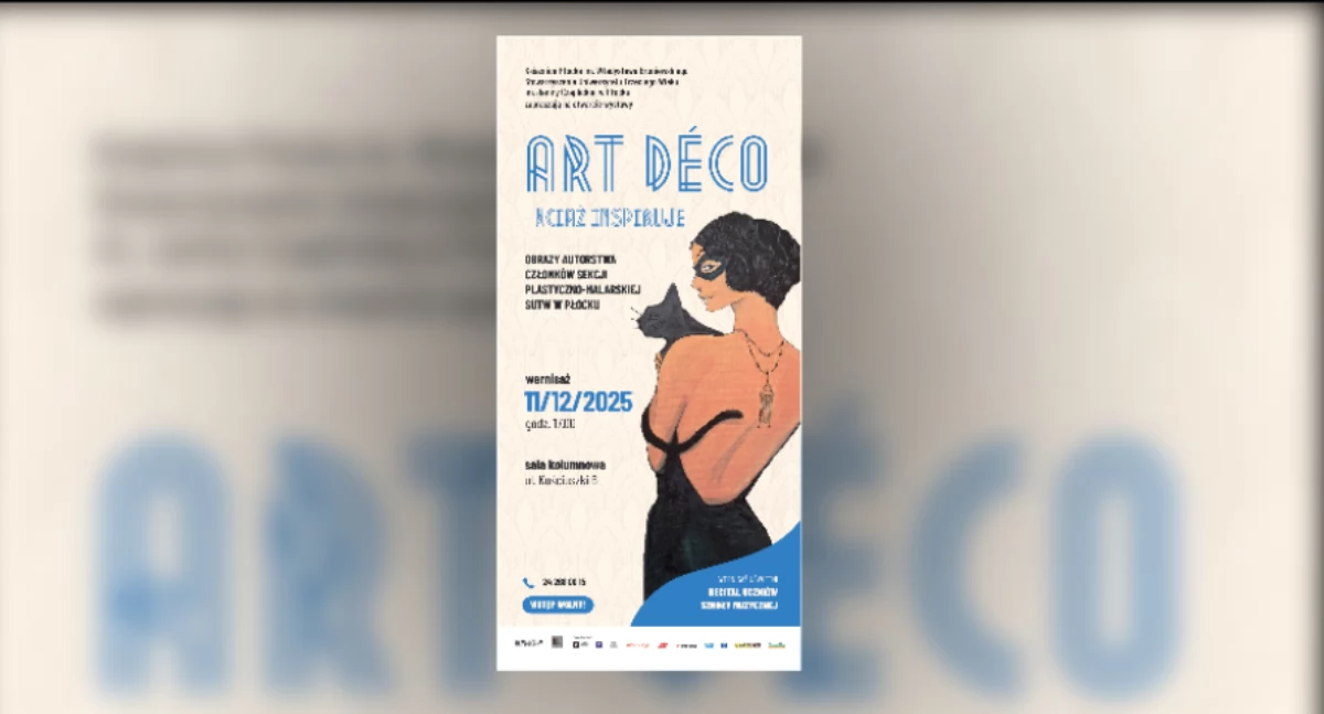 Wystawa jubileuszowa „Art déco wciąż inspiruje” w Książnicy Płockiej