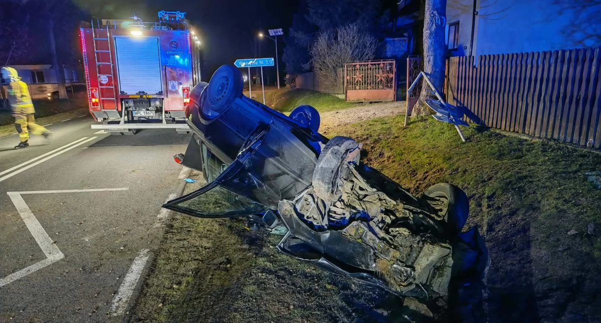Dachowanie w Rumunkach. Kierowca nie powinien wsiadać za kierownicę