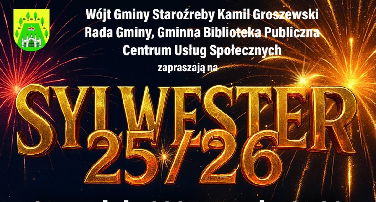 W Staroźrebach jedyny taki Sylwester w regionie. Gotowi na super zabawę?