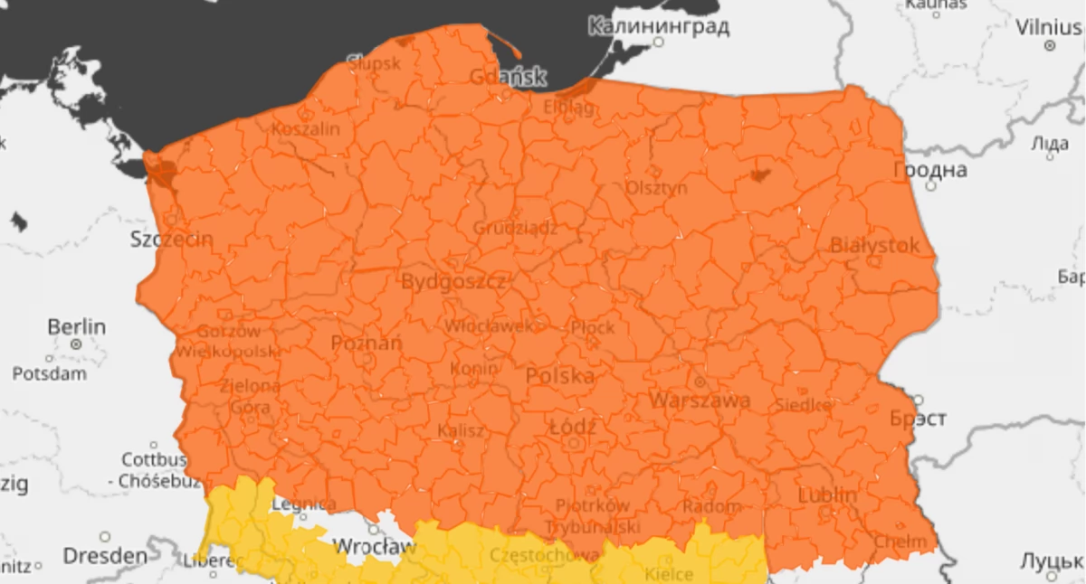 Marznące opady potrwają do jutra. Także w Płocku i okolicach
