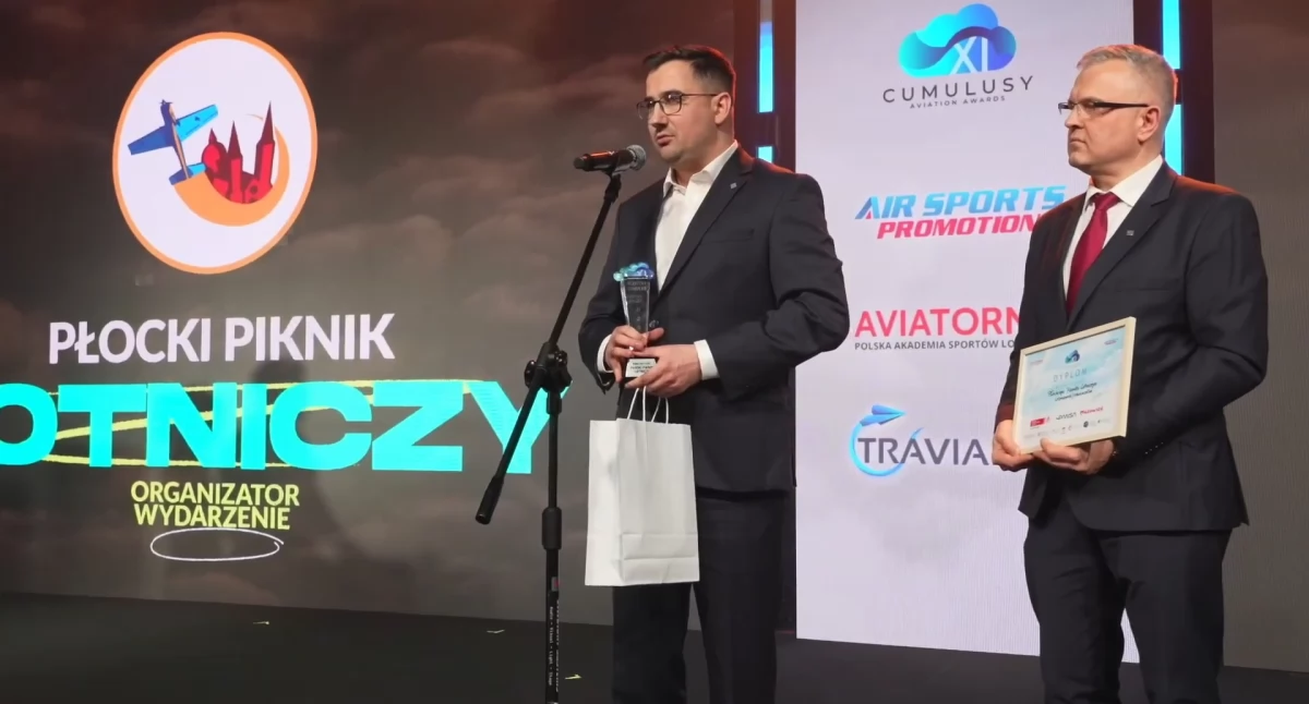 Błękitny Cumulus 2025 dla Płockiego Pikniku Lotniczego 