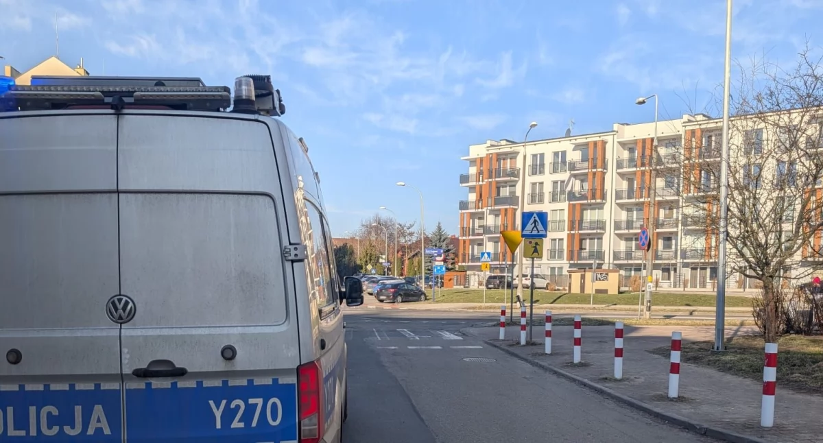 Wypadek na ul. Monte Cassino w Płocku. 40-latka trafiła do szpitala 