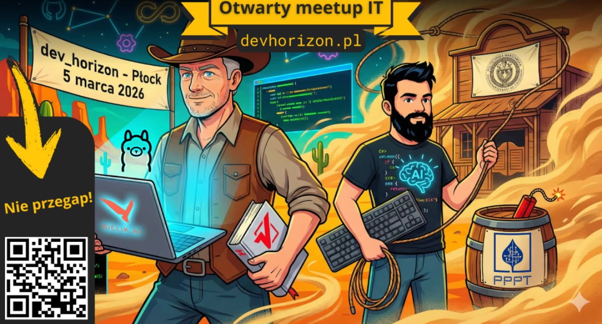 Sztuczna inteligencja i programowanie – bezpłatne spotkanie dev_horizon już 5 marca w Płocku 