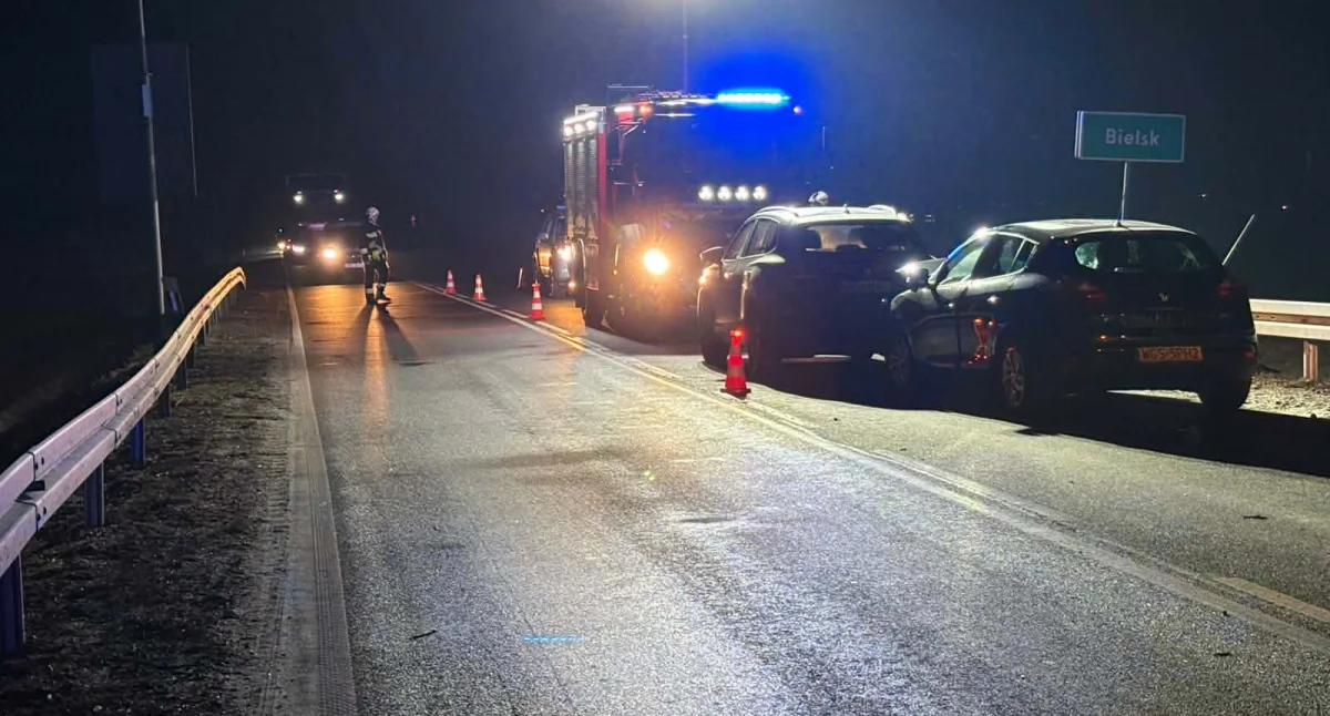 Wypadek na drodze krajowej nr 60 w Gilinie. Policja podaje szczegóły