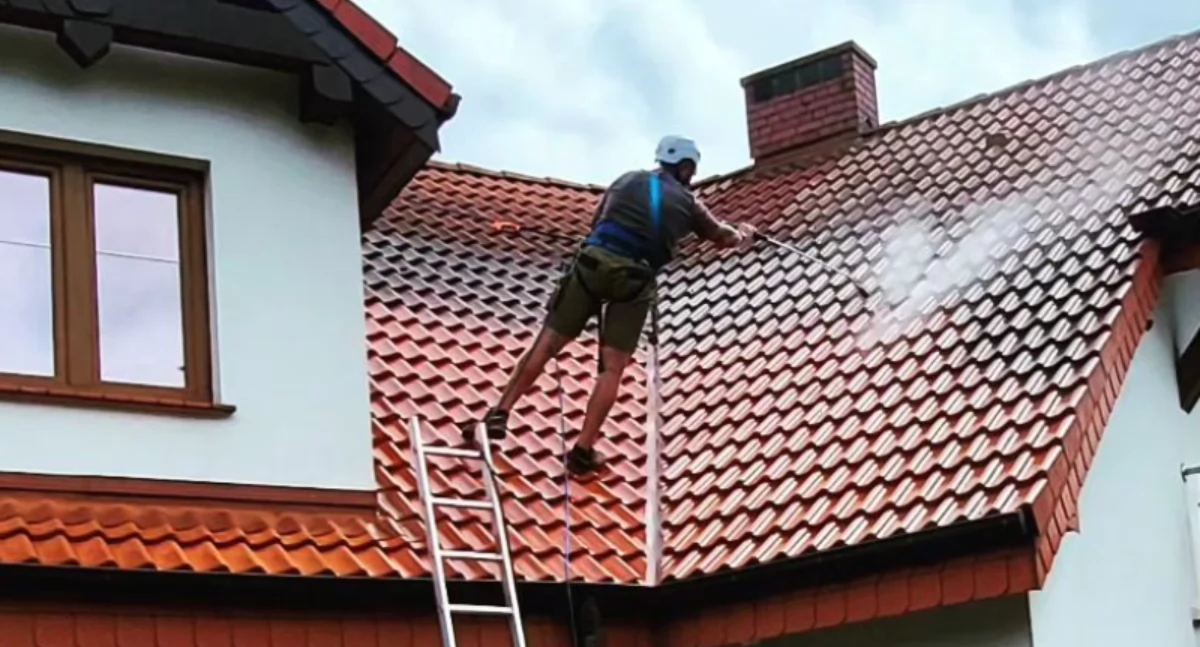 Zadbaj o posesję na wiosnę. Dlaczego mieszkańcy regionu coraz częściej stawiają na profesjonalne mycie kostki i dachów?