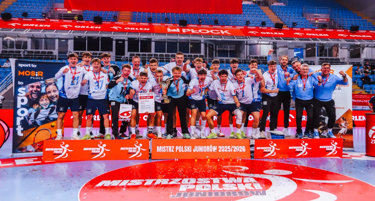 Złoty powrót w ORLEN Arenie! Juniorzy Wisły Płock Mistrzami Polski po dreszczowcu w finale [ZDJĘCIA]