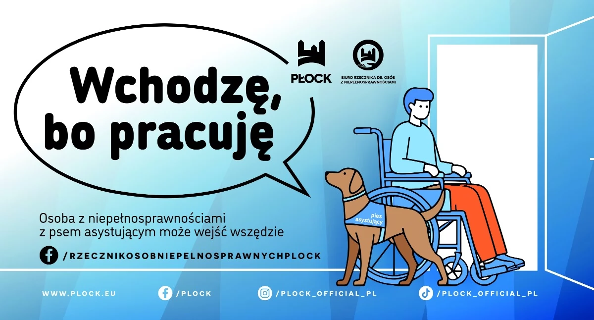 Kampania informacyjna Urzędu Miasta Płocka Wchodzą, bo pracują