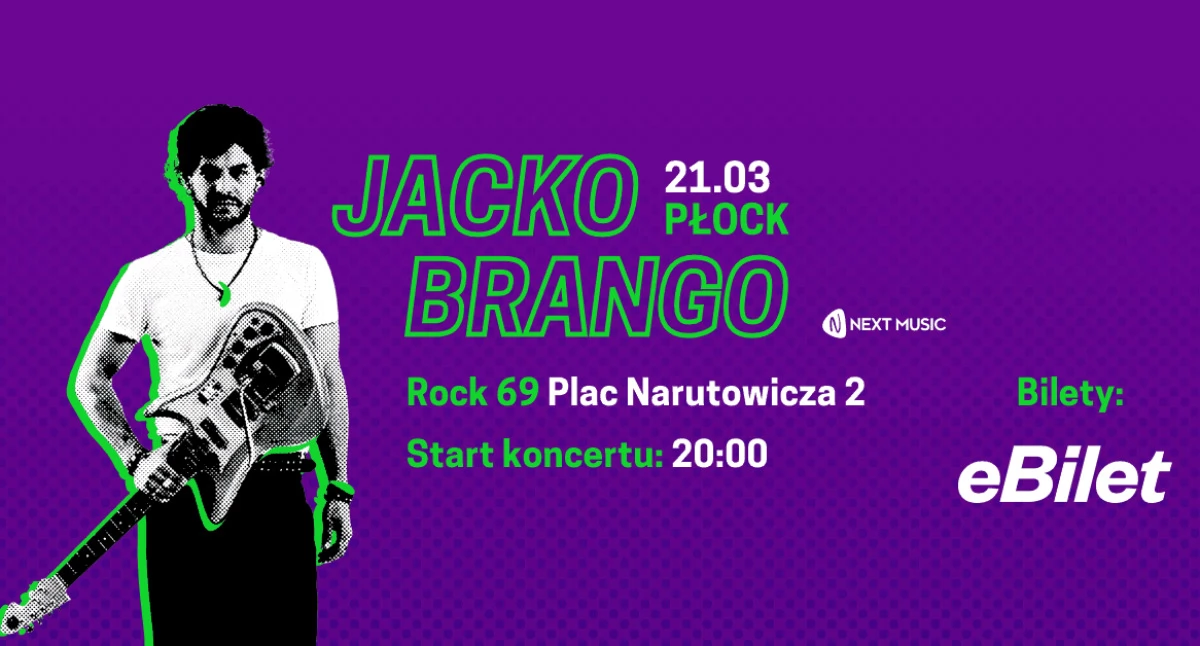 Jacko Brango rusza w wiosenną trasę! Już 21 marca zagra w ROCK 69! 