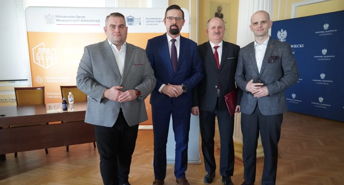 Rozmowy o bezpieczeństwie. Spotkanie starostów Mazowsza z wojewodą