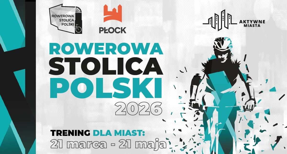 Płock powalczy o tytuł Rowerowej Stolicy Polski. W sobotę zaczynają się treningi