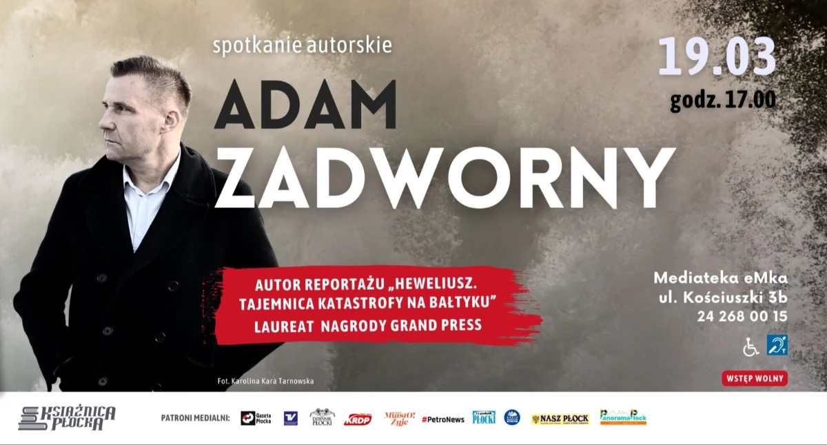 W Mediatece Książnicy Płockiej Adam Zadworny opowie o tajemnicach Heweliusza 
