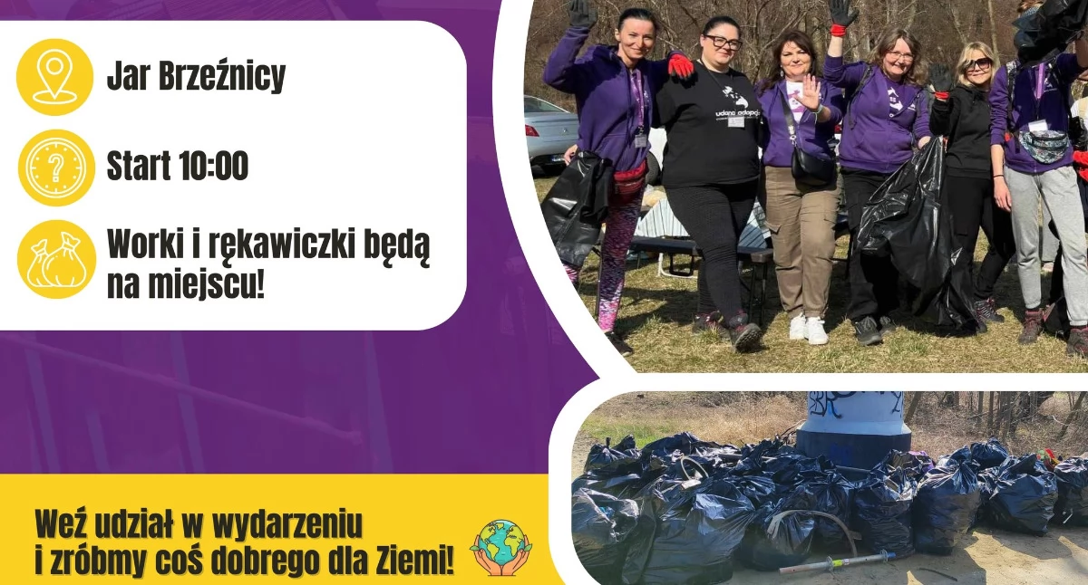 Wielkie sprzątanie Jaru Brzeźnicy w Płocku. Dołącz do akcji Śmieciobranie! 