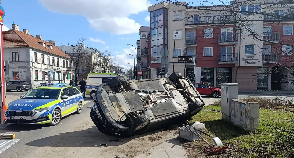 Wypadek w centrum Płocka. 3-letnie dziecko w szpitalu