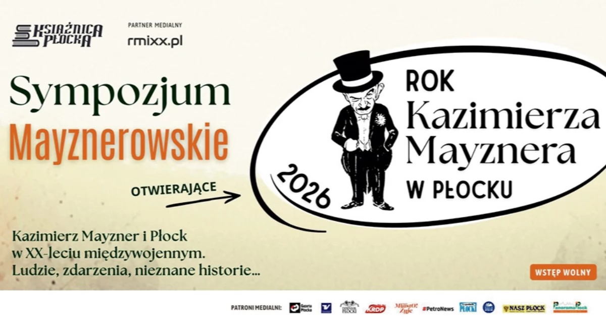 Książnica Płocka zainauguruje Rok Mayznera. Sympozjum w Mediatece