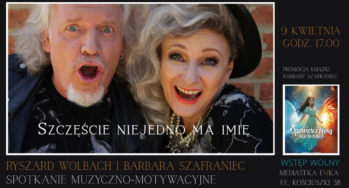 Jak odnaleźć radość i szczęście w życiu? Ryszard Wolbach i Barbara Szafraniec z motywacyjnym show w Płocku 