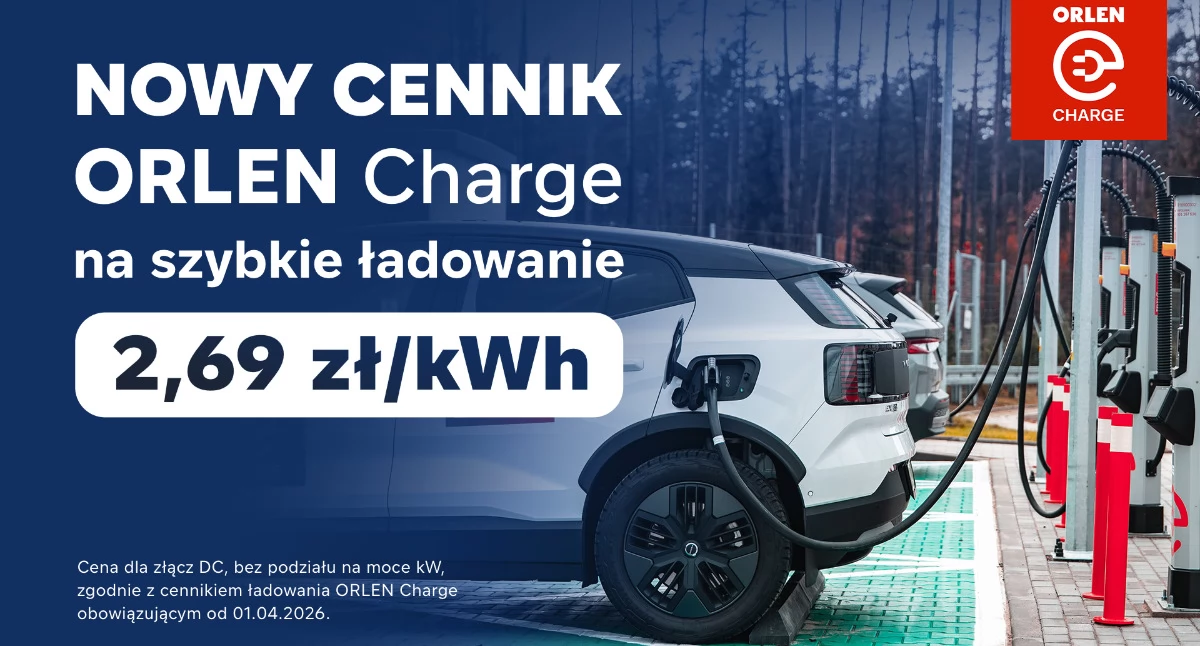 ORLEN obniżył ceny ładowania – nawet kilkadziesiąt groszy mniej za kWh 