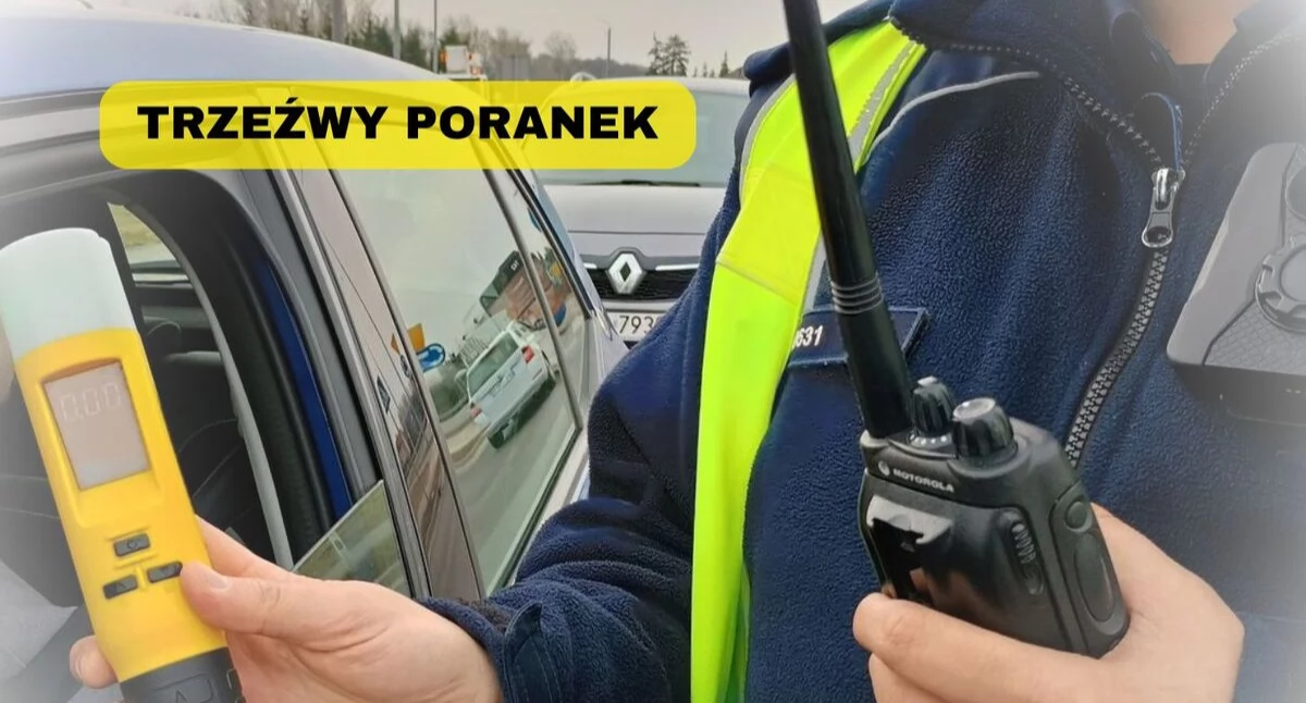 Akcja „Trzeźwy poranek” w Płocku. Ponad tysiąc kontroli w kilka godzin [WIDEO] 