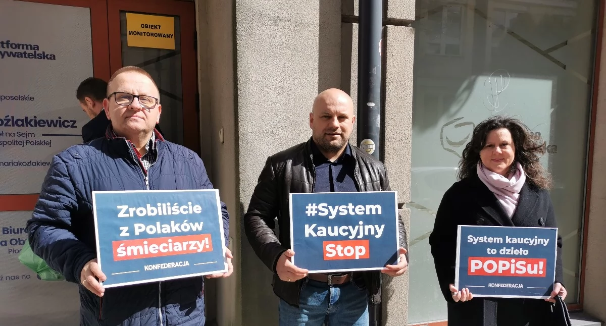 Konfederacja w Płocku krytykuje system kaucyjny