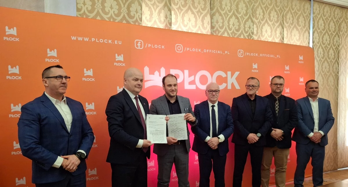 Budowa nowej części ulicy Przemysłowej w Płocku.  Umowa została podpisana