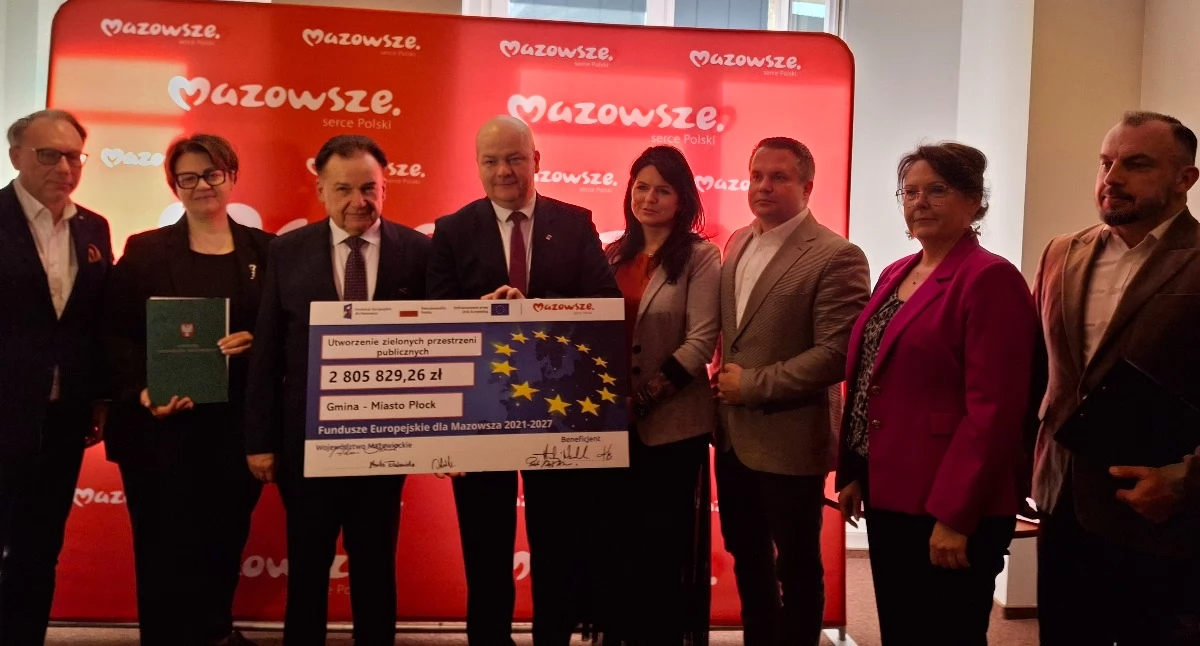 Płock otrzymał dofinansowanie od samorządu Mazowsza. Na stworzenie parków
