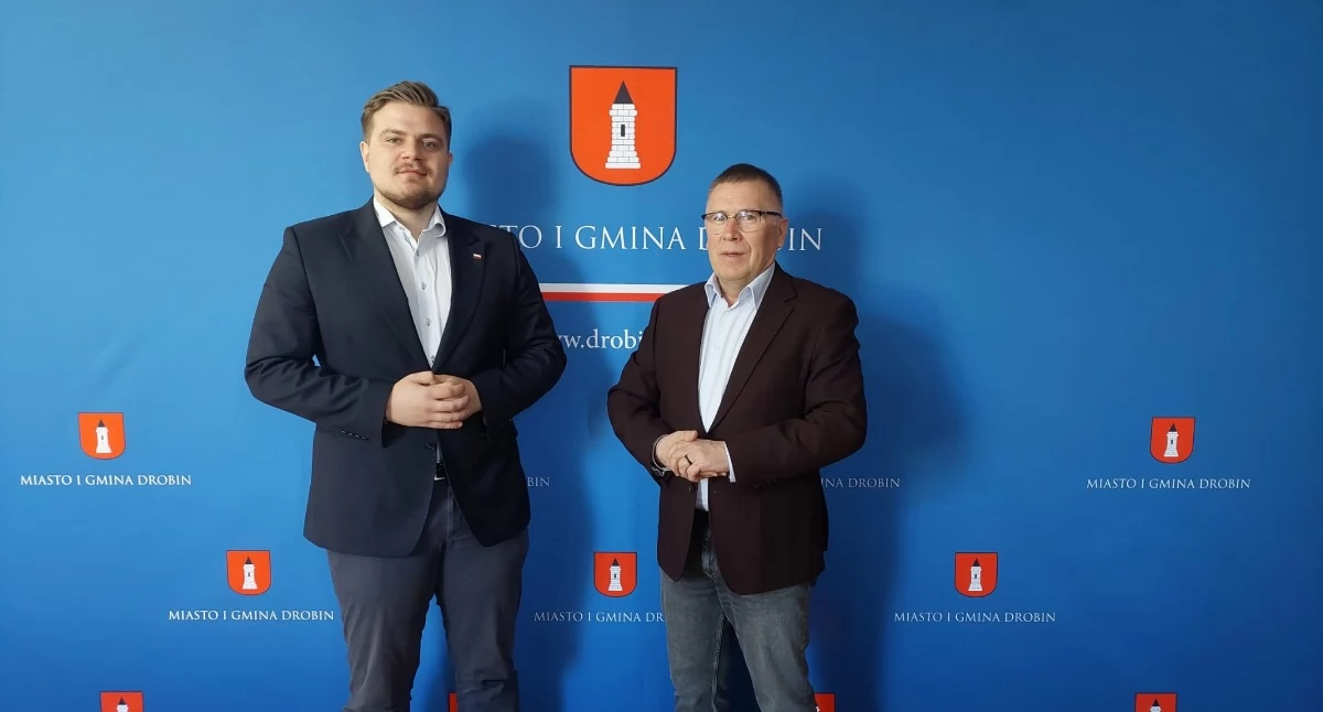 Drobin: Spotkanie burmistrza z doradcą prezydenta RP