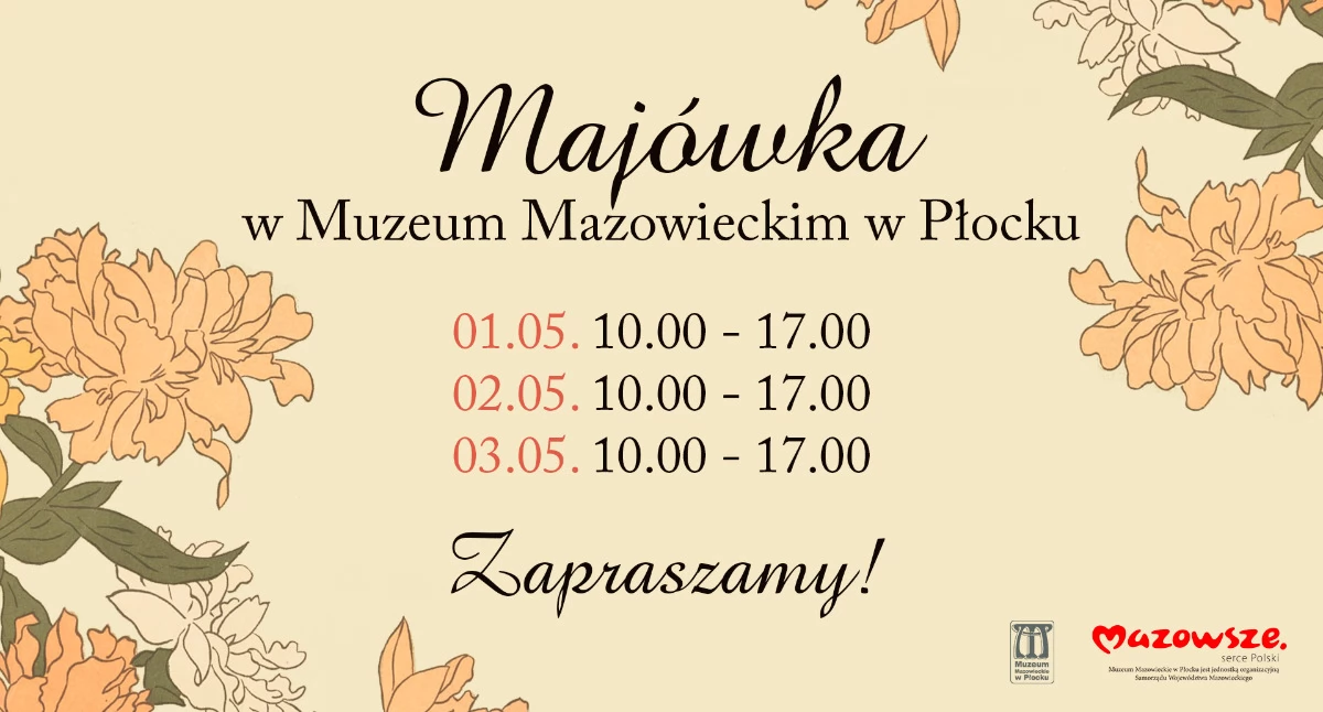 Majówka w Muzeum Mazowieckim w Płocku. Wszystkie oddziały czekają na zwiedzających 