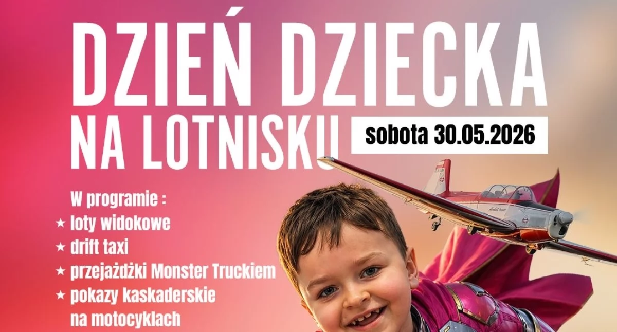 Lotnisko pełne serc. Wielki Dzień Dziecka dla Alana poruszy Płock
